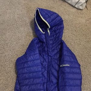 Blue thin Colombia Puffer jacket